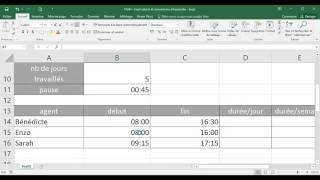 Excel  2 Opérationnel  Cours Calculs et conversion d heure [upl. by Neenahs]