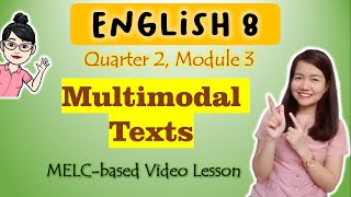 Multimodal Texts  GRADE 8  MELCbased VIDEO LESSON  QUARTER 2  MODULE 3 [upl. by Nadabb]