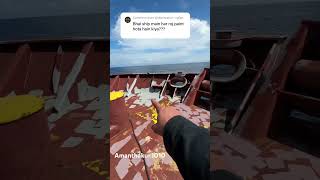 Ship pe daily hota h taki ship rust naa pakde🛳️💀✅ shortvideo ship explore reels [upl. by Aserat723]