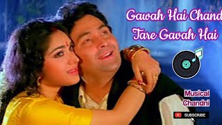 Gawah Hai Chand Tare Gavah Hai full song  Damini Movie Musical Chandni [upl. by Jeni]