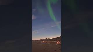 Comet  Aurora Timelapse comet aurora greenland [upl. by Ludovika]