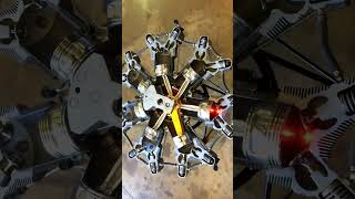 Radial Engine working [upl. by Harriot470]