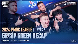 Group Green Recap  2024 PUBG MOBILE GLOBAL CHAMPIONSHIP [upl. by Yerrot]