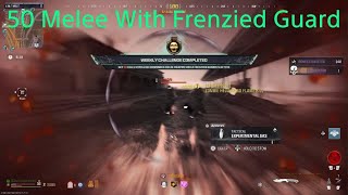 MWZ 50 Melee With Frenzied Guard Active😎cod ps5 callofduty gameplay mw3 mwz [upl. by Zonnya893]