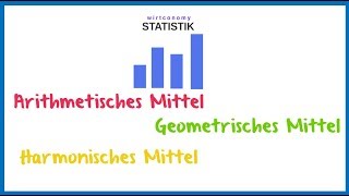 Arithmetisches Mittel  Geometrisches Mittel  Harmonisches Mittel  Beispielaufgabe [upl. by Evoy396]