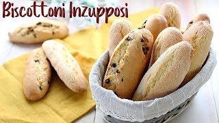 BISCOTTI INZUPPOSI  Ricetta Facile di Benedetta in 2 Versioni per i BISCOTTI DA INZUPPO [upl. by Fortunna]