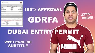 Apply GDRFA Entry Permit To Return To Dubai With English Subtitle GDRFAA Approval with New Updates [upl. by Adnav]