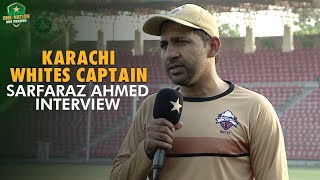 Karachi Whites captain Sarfaraz Ahmed Interview  Lahore Region W v Karachi Region W  QeAT 202324 [upl. by Adnaral989]