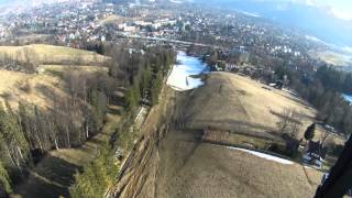 Zakopane Gubałówka paragliding 2014 [upl. by Darrej]