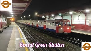 London Underground🇬🇧 Bakerloo line Kensal Green Station 1972 stock [upl. by Ynattir]