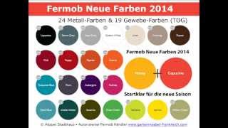 Fermob Neue Farben 2014 [upl. by Nayk]