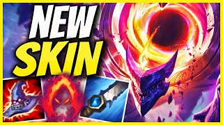 NEW SKIN Dark Star Malphite  Dark Harvest AP Jungle Malphite Edited Gameplay  League of Legends [upl. by Hatty]