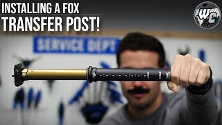 How To Installing a Fox Transfer Dropper Post Tech Tutorial [upl. by Rubio]