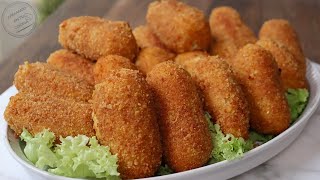 Croquetas De Papa Con Pollo ❗Receta Facil❗ [upl. by Seena]