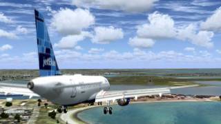 Ft Lauderdale to Boston  jetBlue A320  FSX [upl. by Mair]