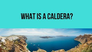 What is a caldera  Difference between crater and caldera [upl. by Auburta]