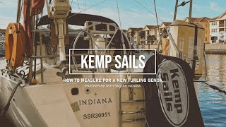 KEMP SAILS TUTORIAL  Measuring for a Furling Headsail [upl. by Oinotla]