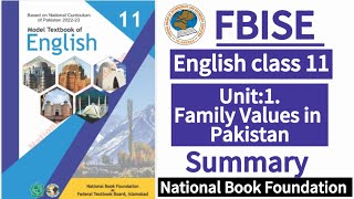 Class 11 English Unit1 Summary New Syllabus 2024LearnOnlineWithAnum [upl. by Ransell]