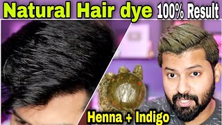 Natural Hair Color Easy Method  Henna amp Indigo Mix together  Tamil  English subtitles  Shadhik [upl. by Whelan375]