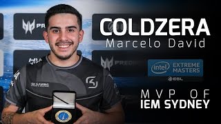 coldzera  HLTV MVP by ZOWIE of IEM Sydney 2017 [upl. by Ladonna]