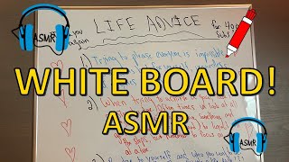 ASMR WHITE BOARD  Writing About Topics No Talking [upl. by Nova]