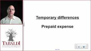 IAS 12  Prepaid Expenses Deferred Tax IFRS [upl. by Erised]