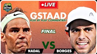 🎾NADAL vs BORGES  ATP Bastad Open 2024 Final  LIVE Tennis PlaybyPlay Stream [upl. by Piers]