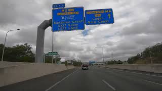 Driving in South East Queensland  Logan Motorway [upl. by Nyleak674]