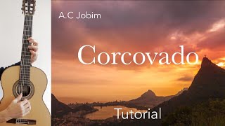 Corcovado AC Jobim Guitar arrangement sheet and Tab [upl. by Regine]