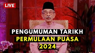 Tarikh Puasa Ramadan 2024  Pengumuman Puasa Ramadhan 1445H [upl. by Adyaj]