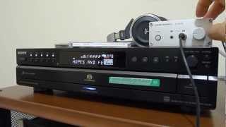 Budget SACD headphones system Sony SCDCE595 [upl. by Alodi]