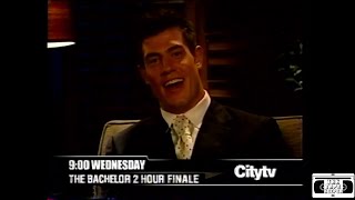 Bachelor Finale Promo  CityTV 2004 [upl. by Adaliah]