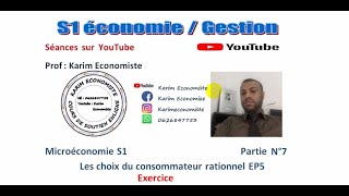 Microéconomie S1 EconomieGestion Partie 7 [upl. by Nosrak]