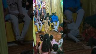 Best Dance little girl on Durga Puja  Mata dance  dance puja fun [upl. by Wolfie]