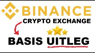 BINANCE EXCHANGE UITLEG COMPLETE HANDLEIDING IN HET NEDERLANDS [upl. by Amalea]