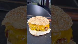 Smoked Cheeseburgers Cheeseburger SmokedMeat DoubleCheeseBurger PelletGrill FoodShorts Ohio [upl. by Tloh313]