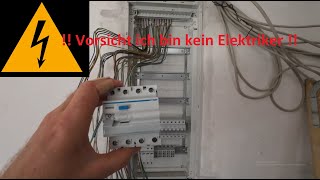 Verteilerkasten im Wohnhaus selber bestücken Teil 1  Ich bin kein Elektriker [upl. by Ecam121]