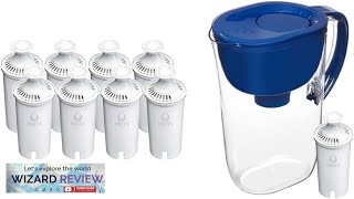 Brita Standard Replacement Water Filters 8 Count amp Large Water Filter Pitcher Review [upl. by Aevin357]