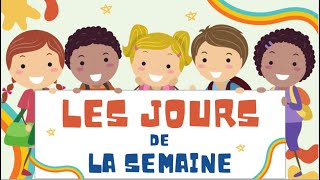 Les jours de la semaine en Français pour les Maternelles  Comptine pour bébés et enfants 🎈 [upl. by Aniroc]