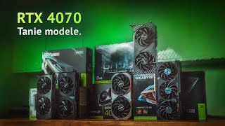 TEST NAJTAŃSZYCH GEFORCE RTX 4070 SUPER [upl. by Larner65]