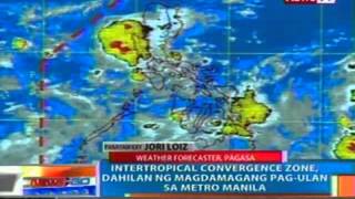 NTG Intertropical convergence zone dahilan ng magdamagang pagulan sa Metro Manila [upl. by Elma]