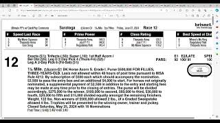 2024 Acorn Stakes Analysis and Picks  Belmont at Saratoga [upl. by Ragen]