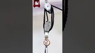 HOIST PULLEY SYSTEM hoist lifting yatointopulley [upl. by Jacobah]