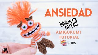 Ansiedad Amigurumi Tutorial  Intensamente 2  Amis Tejiendo Momentos ENGSPA Subs [upl. by Paula]