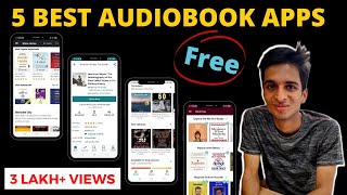 5 Best Audiobook Apps for android and IOS  Audiobook free and paid  Ronak Shah [upl. by Francisco]