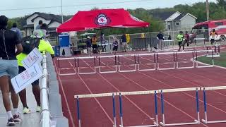 2024 Senior Div TAAF State Meet 300 Hurdles [upl. by Esinek]