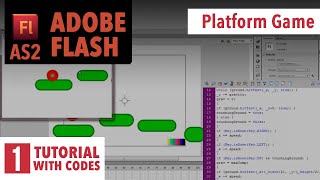 How to make a platform game in AS2 Adobe Flash CS6 VCAM download pt1 [upl. by Ennasus]