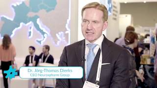 Interview with Dr JörgThomas Dierks CEO of Neuraxpharm at the EPA Congress 2019 [upl. by Asemaj]