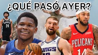 ¿QUÉ PASÓ AYER En la NBA [upl. by Alemap]