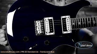 PRS SE Standard 24  Translucent Blue [upl. by Htebezile640]